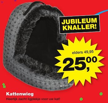 Aanbiedingen Kattenwieg - Huismerk - Jumper - Geldig van 20/02/2017 tot 05/03/2017 bij Jumper