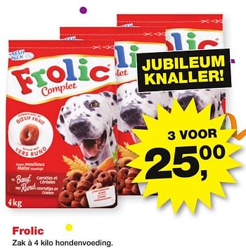Aanbiedingen Frolic - Frolic - Geldig van 20/02/2017 tot 05/03/2017 bij Jumper