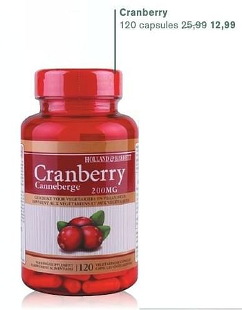 Aanbiedingen Cranberry - Huismerk - Essenza - Geldig van 13/02/2017 tot 05/03/2017 bij Holland & Barrett