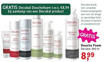 Aanbiedingen Douche foam decubal - Decubal - Geldig van 13/02/2017 tot 05/03/2017 bij Holland & Barrett