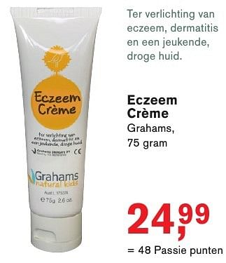 Aanbiedingen Eczeem crème grahams - Grahams - Geldig van 13/02/2017 tot 05/03/2017 bij Holland & Barrett