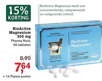 Aanbiedingen Bioactive magnesium pharma nord - BioActive - Geldig van 13/02/2017 tot 05/03/2017 bij Holland & Barrett