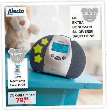 Aanbiedingen Babyfoons dbx-88 limited - Alecto - Geldig van 01/02/2017 tot 05/03/2017 bij Baby-Dump