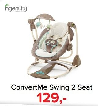 Aanbiedingen Convertme swing 2 seat - Ingenuity - Geldig van 01/02/2017 tot 05/03/2017 bij Baby-Dump