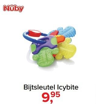 Aanbiedingen Bijtsleutel icybite - Nuby - Geldig van 01/02/2017 tot 05/03/2017 bij Baby-Dump