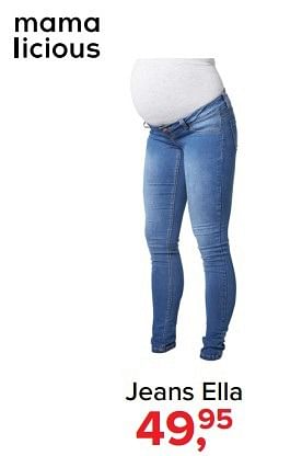 Aanbiedingen Jeans ella - MamaLicious - Geldig van 01/02/2017 tot 05/03/2017 bij Baby-Dump