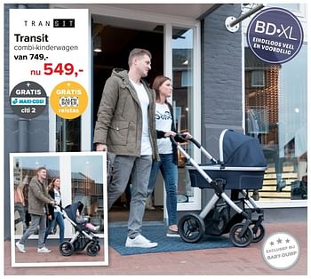 Aanbiedingen Transit combi-kinderwagen - Transit - Geldig van 01/02/2017 tot 05/03/2017 bij Baby-Dump