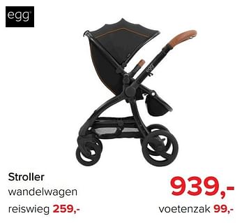 Aanbiedingen Stroller wandelwagen - Egg - Geldig van 01/02/2017 tot 05/03/2017 bij Baby-Dump