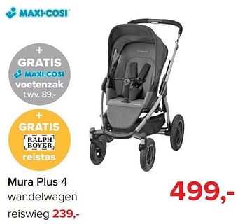 Aanbiedingen Mura plus 4 wandelwagen - Maxi-cosi - Geldig van 01/02/2017 tot 05/03/2017 bij Baby-Dump