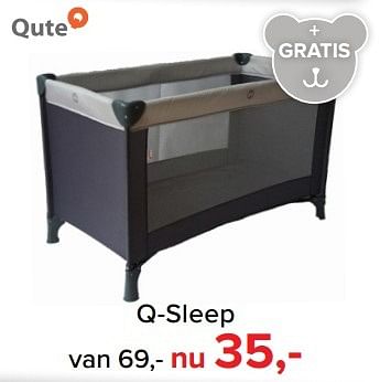 Aanbiedingen Q-sleep - Qute  - Geldig van 01/02/2017 tot 05/03/2017 bij Baby-Dump