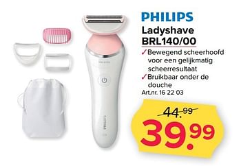 Aanbiedingen Philips ladyshave brl140-00 - Philips - Geldig van 20/02/2017 tot 05/03/2017 bij Kijkshop