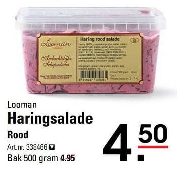 Aanbiedingen Haringsalade rood - Huismerk - Sligro - Geldig van 15/02/2017 tot 06/03/2017 bij Sligro