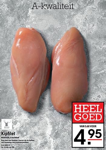 Aanbiedingen Kipfilet nederland, a-kwaliteit - Ruig - Geldig van 15/02/2017 tot 06/03/2017 bij Sligro