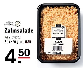 Aanbiedingen Zalmsalade - Smit Vis - Geldig van 15/02/2017 tot 06/03/2017 bij Sligro