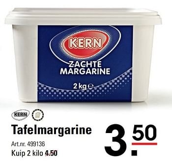 Aanbiedingen Tafelmargarine - Kern - Geldig van 15/02/2017 tot 06/03/2017 bij Sligro