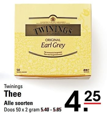 Aanbiedingen Twinings thee - Twinings - Geldig van 15/02/2017 tot 06/03/2017 bij Sligro