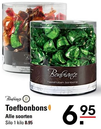 Aanbiedingen Toefbonbons - Bonbiance - Geldig van 15/02/2017 tot 06/03/2017 bij Sligro