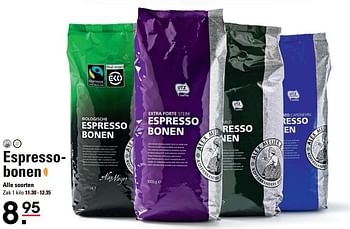 Aanbiedingen Espresso- bonen - Alex Meijer - Geldig van 15/02/2017 tot 06/03/2017 bij Sligro