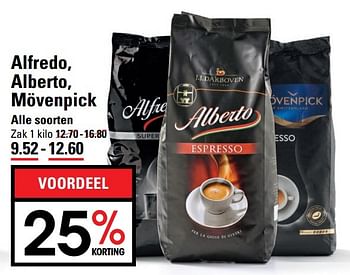 Aanbiedingen Alfredo, alberto, mövenpick - Darboven - Geldig van 15/02/2017 tot 06/03/2017 bij Sligro