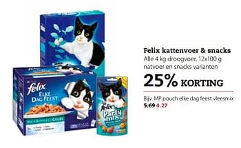 Aanbiedingen Felix kattenvoer + snacks - Felix - Geldig van 20/02/2017 tot 05/03/2017 bij Pets Place
