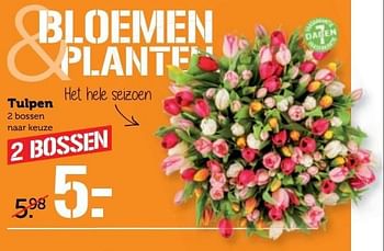 Aanbiedingen Tulpen - Huismerk - Coop - Geldig van 27/02/2017 tot 05/03/2017 bij Coop