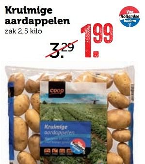 Aanbiedingen Kruimige aardappelen - Huismerk - Coop - Geldig van 27/02/2017 tot 05/03/2017 bij Coop