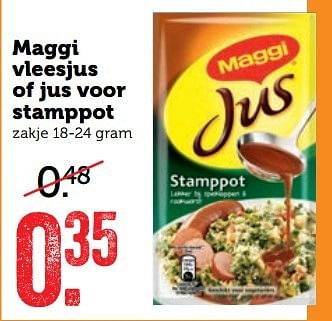 Aanbiedingen Maggi vleesjus of jus voor stamppot - MAGGI - Geldig van 27/02/2017 tot 05/03/2017 bij Coop