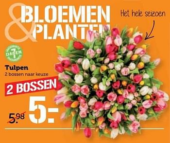 Aanbiedingen Tulpen - Huismerk - Coop - Geldig van 27/02/2017 tot 05/03/2017 bij Coop