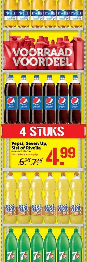 Aanbiedingen Pepsi, seven up, sisi of rivella - Rivella - Geldig van 27/02/2017 tot 05/03/2017 bij Coop