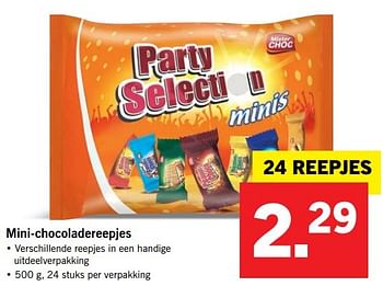 Aanbiedingen Mini-chocoladereepjes - Mister Choc - Geldig van 26/02/2017 tot 05/03/2017 bij Lidl