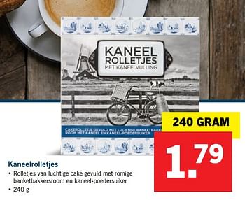 Aanbiedingen Kaneelrolletjes - Huismerk - Lidl - Geldig van 26/02/2017 tot 05/03/2017 bij Lidl