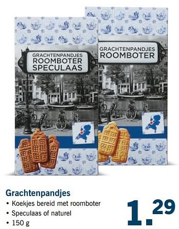 Aanbiedingen Grachtenpandjes - Huismerk - Lidl - Geldig van 26/02/2017 tot 05/03/2017 bij Lidl
