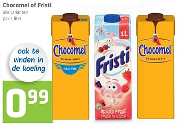 Aanbiedingen Chocomel of fristi - Huismerk - Attent - Geldig van 23/02/2017 tot 01/03/2017 bij Attent