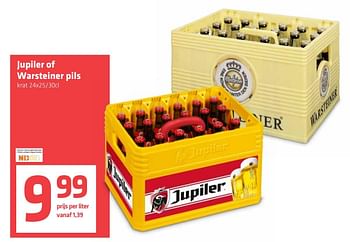 Aanbiedingen Jupiler of warsteiner pils - Huismerk - Attent - Geldig van 23/02/2017 tot 01/03/2017 bij Attent