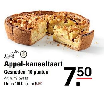 Aanbiedingen Appel-kaneeltaart - Huismerk - Sligro - Geldig van 15/02/2017 tot 06/03/2017 bij Sligro