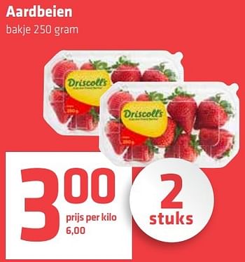 Aanbiedingen Aardbeien - Huismerk - Spar  - Geldig van 23/02/2017 tot 01/03/2017 bij Spar