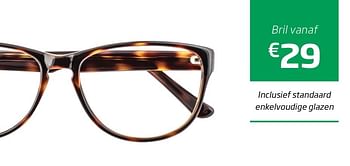 Aanbiedingen Inclusief standaard enkelvoudige glazen - Huismerk - Specsavers - Geldig van 27/02/2017 tot 05/03/2017 bij Specsavers