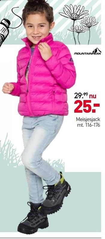Aanbiedingen Meisjesjack - Mountainpeak - Geldig van 20/02/2017 tot 05/03/2017 bij Scapino