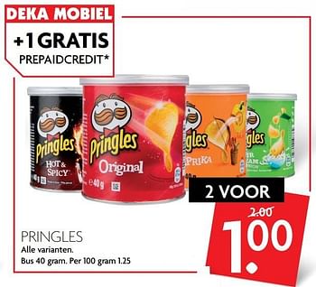 Aanbiedingen Pringles - Pringles - Geldig van 26/02/2017 tot 04/03/2017 bij Deka Markt