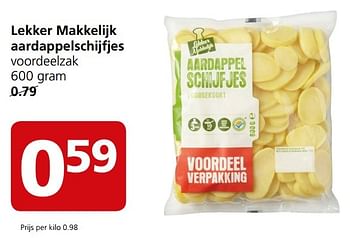 Aanbiedingen Lekker makkelijk aardappelschijfjes - Huismerk - Jan Linders - Geldig van 27/02/2017 tot 05/03/2017 bij Jan Linders