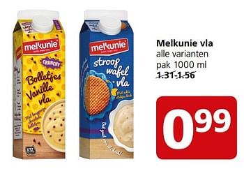 Aanbiedingen Melkunie vla - Melkunie - Geldig van 27/02/2017 tot 05/03/2017 bij Jan Linders