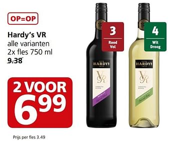 Aanbiedingen Hardy`s vr - Rode wijnen - Geldig van 27/02/2017 tot 05/03/2017 bij Jan Linders
