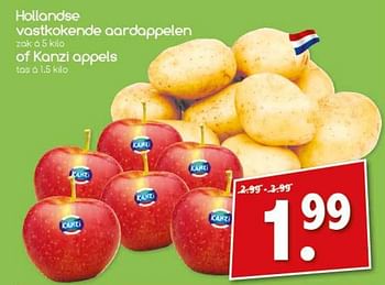 Aanbiedingen Hollandse vastkokende aardappelen of kanzi appels - Huismerk - Agrimarkt - Geldig van 27/02/2017 tot 04/03/2017 bij Agrimarkt