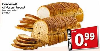 Aanbiedingen Boerenwit of -bruin brood - Huismerk - Agrimarkt - Geldig van 27/02/2017 tot 04/03/2017 bij Agrimarkt