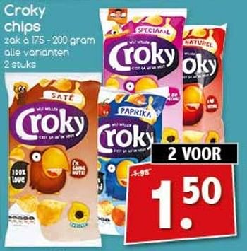 Aanbiedingen Croky chips - Croky - Geldig van 27/02/2017 tot 04/03/2017 bij Agrimarkt