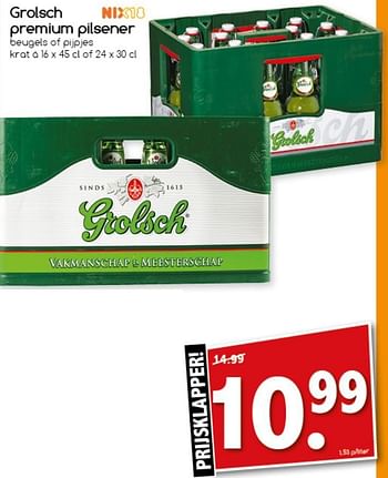 Aanbiedingen Grolsch premium pilsener - Grolsch - Geldig van 27/02/2017 tot 04/03/2017 bij Agrimarkt