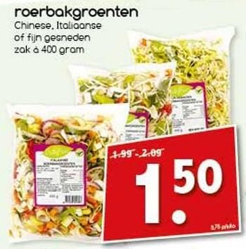 Aanbiedingen Roerbakgroenten - Huismerk - Agrimarkt - Geldig van 27/02/2017 tot 04/03/2017 bij Agrimarkt