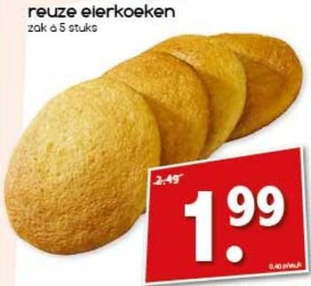 Aanbiedingen Reuze eierkoeken - Huismerk - Agrimarkt - Geldig van 27/02/2017 tot 04/03/2017 bij Agrimarkt