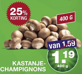 Aanbiedingen Kastanjechampignons - Huismerk - Aldi - Geldig van 27/02/2017 tot 05/03/2017 bij Aldi