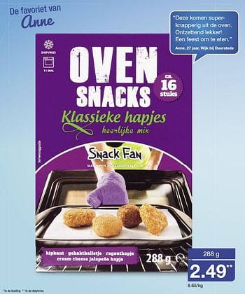 Aanbiedingen Oven snacks klassieke hapjes - Huismerk - Aldi - Geldig van 27/02/2017 tot 05/03/2017 bij Aldi